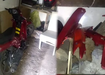 Çalınan motosikletini arkadaşlarıyla buldu