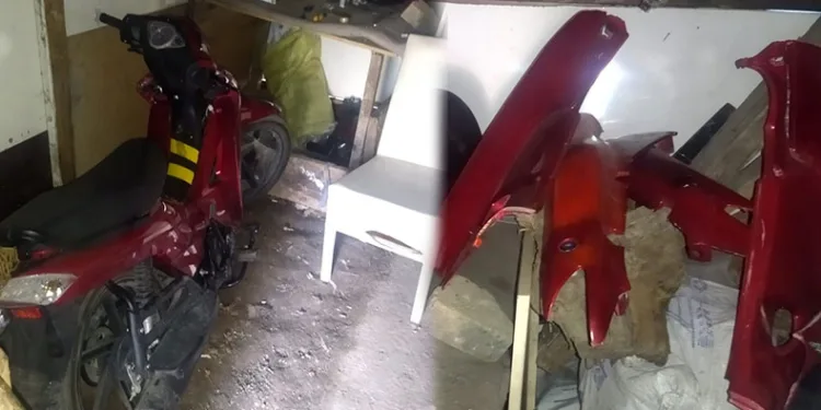 Çalınan motosikletini arkadaşlarıyla buldu