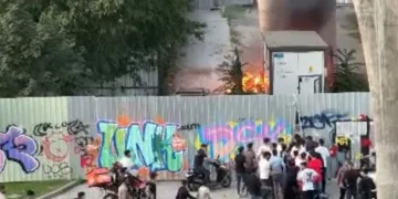 Trafo patlayınca yangın çıktı