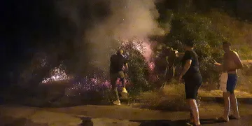 Yangını çekmek yerine söndürmeyi tercih ettiler