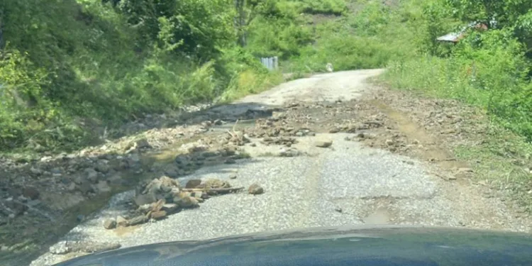 Sağanak yağış hasara yol açtı