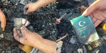Yangında dolar ve Türk Lirası yandı