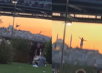 Haliç Metro Köprüsü’nden suya atladılar