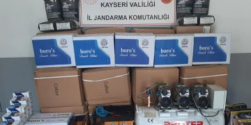 Jandarmadan kaçak tütün operasyonu