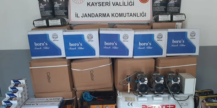 Jandarmadan kaçak tütün operasyonu