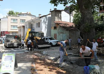 Tirilye mezarlık yolu çalışmaları tamamlandı