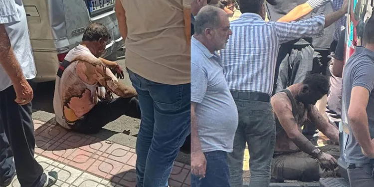 Diyarbakır’da aydınlatma panosunda patlama