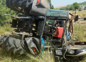 Traktörün altında kalan sürücü hayatını kaybetti