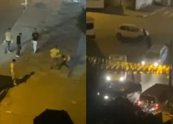 Darp etti, camları patlattı