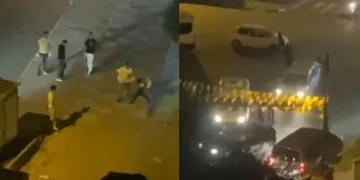 Darp etti, camları patlattı