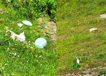 Ormanı çöplüğe çevirenlere köylülerden tepki