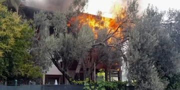 Köyceğiz’de ev yangını