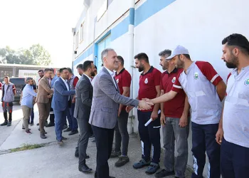 Başkan Taban personellerin bayramını kutladı
