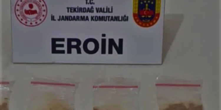 Tekirdağ’da uyuşturucu operasyonu