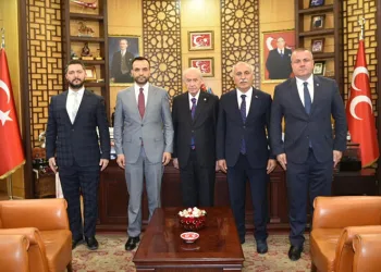 Başkan Aydın Bahçeli’yi ziyaret etti