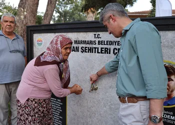 Orman şehitleri adına hayrat çeşmesi