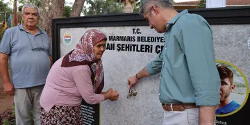 Orman şehitleri adına hayrat çeşmesi