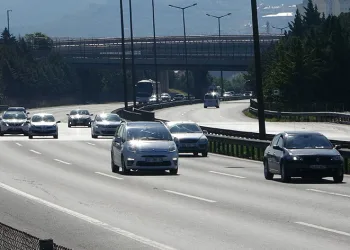 Bayram tatili dönüşünde trafik akıcı