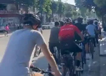 Bisikletliler, tepkilerini böyle gösterdi
