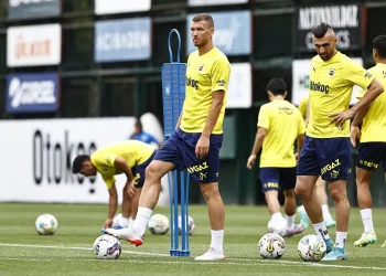 Fenerbahçe’de yeni transfer Edin Dzeko, ilk antrenmanına çıktı