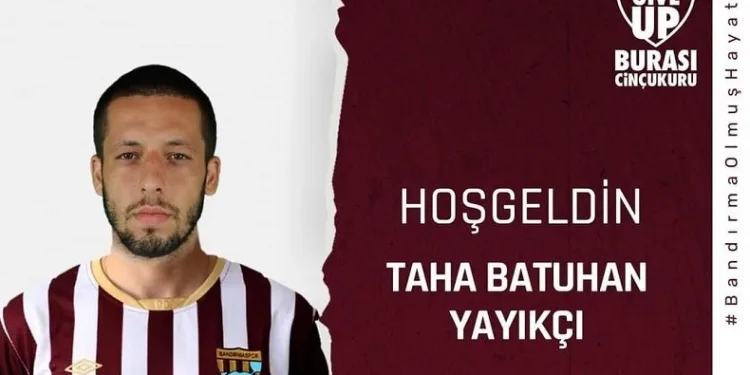 Bandırmaspor, Taha Batuhan ile 3 yıllık sözleşme imzaladı