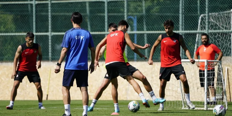 Gaziantep FK, yeni sezon çalışmalarının ilk etabını tesislerinde tamamladı