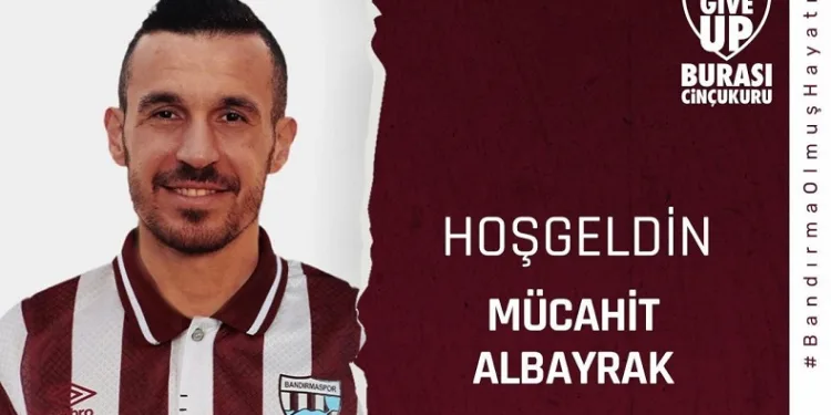 Bandırmaspor, Mücahit Albayrak ile 1 yıllık sözleşme imzaladı