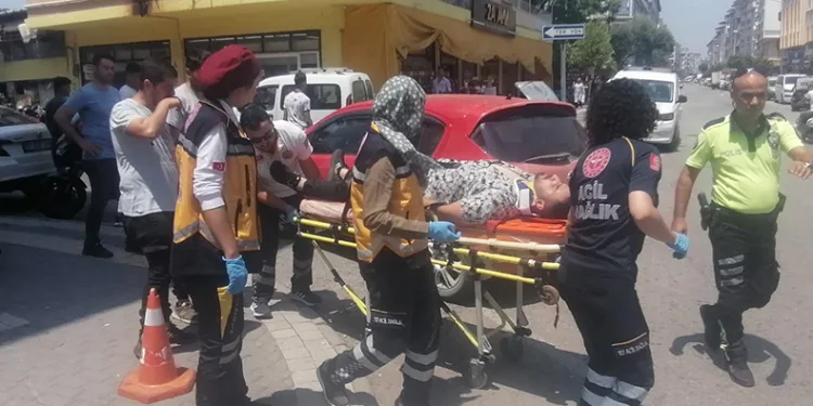 Sinyalsiz dönüş kaza getirdi