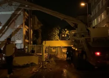 İnşaat mahalleliyi canından bezdirdi