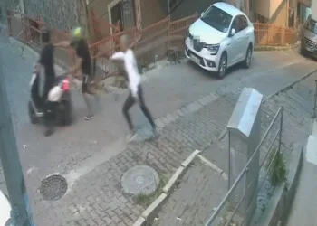 Kapkaççılar çıkmaz sokağa girince