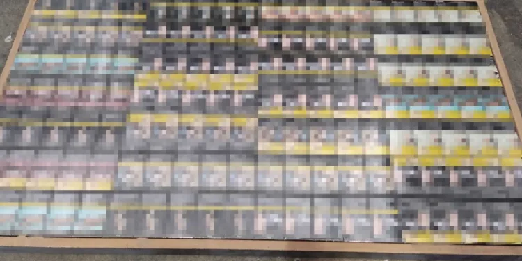 35 bin 800 paket sigara ele geçirildi