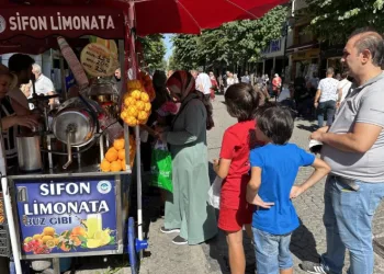 Sıcak havayı gören limonataya koşuyor