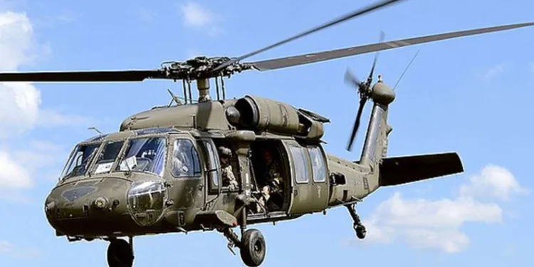 Askeri helikopterle hastaneye kaldırıldı