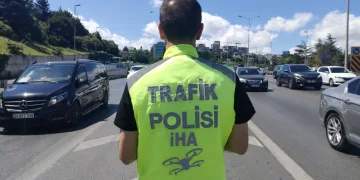 Dron destekli trafik denetimi