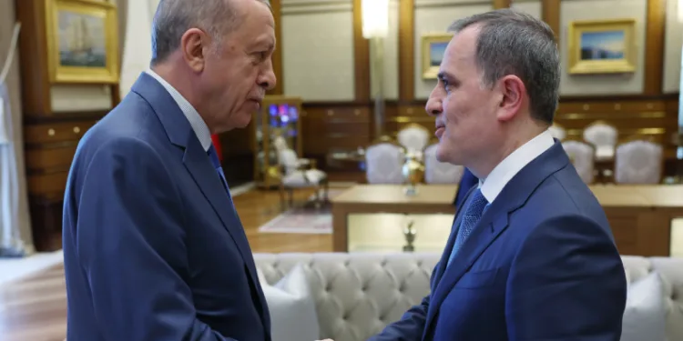 Erdoğan, Bayramov’u kabul etti