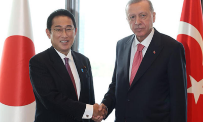 Erdoğan, Fumio Kishida ile görüşme gerçekleştirdi