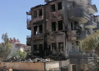 Depoda çıkan yangın