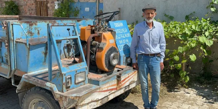 TOGG’a çarpan patpat sürücü