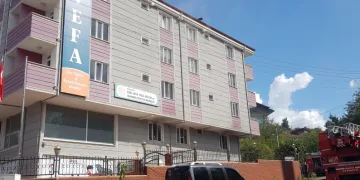 Rehabilitasyon merkezinde yangın