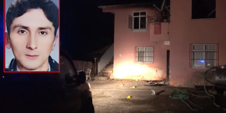 Babasını vurdu, babaannesini darp edip evi yaktı