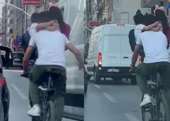Babanın çocuklarıyla tehlikeli yolculuğu