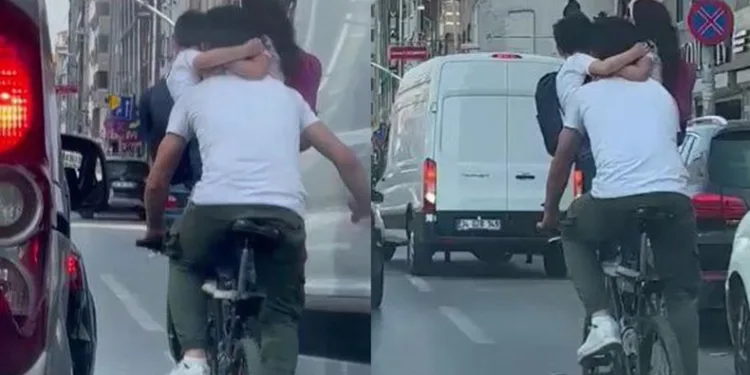Babanın çocuklarıyla tehlikeli yolculuğu