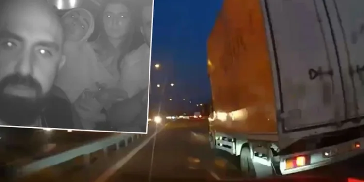 Taksiciye kamyonetli saldırı