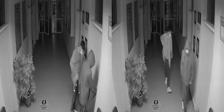 Tanınmamak için güneş gözlüğü ve maske