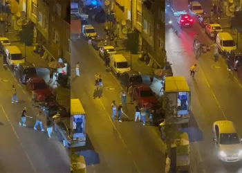 Döner bıçaklı şahsa motosiklet çarptı
