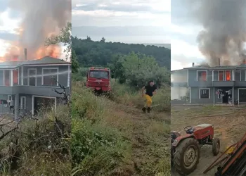 Sobayı benzinle yakmak istedi, evi yaktı