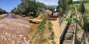 Selden etkilenen kanallarda temizlik çalışmaları