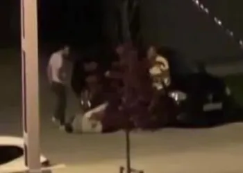 Dört erkek bir kadına saldırdı