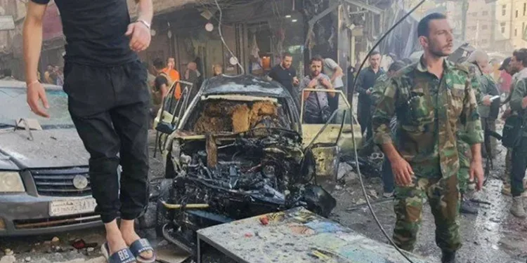 Şam’da bomba yüklü motosiklet patladı