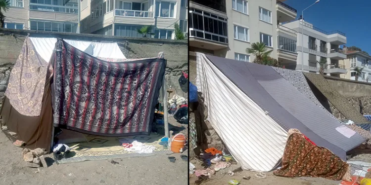 Bursa sahillerinde zabıtaların ‘çadır’ operasyonu